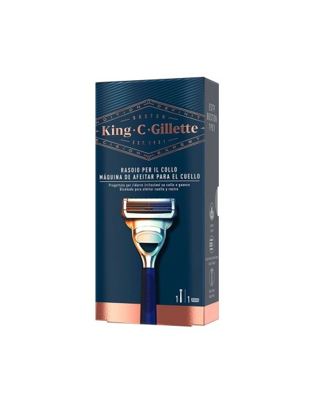 Rasoir King C Gillette Neck Razor Bleu