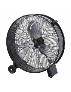 Ventilateur de Sol EDM Noir 180 W Ø 60 cm industriel