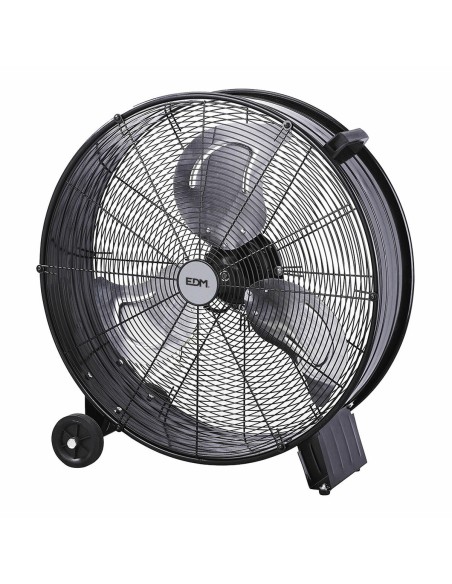 Ventilateur de Sol EDM Noir 180 W Ø 60 cm industriel