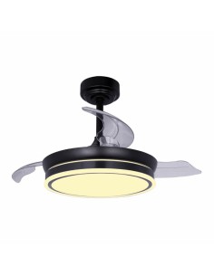 Ventilateur de Plafond CristalRecord 85-065-46-180 Noir 45 W Ø 92 cm 2