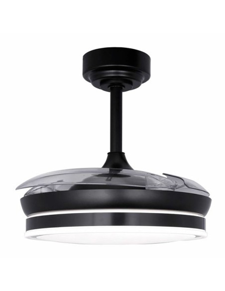 Ventilateur de Plafond CristalRecord 85-065-46-180 Noir 45 W Ø 92 cm