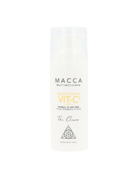 Crème éclaircissante Absolut Radiant VIT-C3 Macca Peau sèche Spf 15 (50 ml)