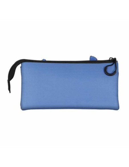 Trousse Fourre-Tout Triple Lilo & Stitch Cool 23 x 11 x 8 cm Bleu