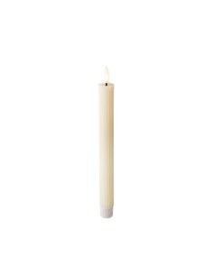Bougie LED Lumineo Beige Ø 2,2 x 24,5 cm (AAA)