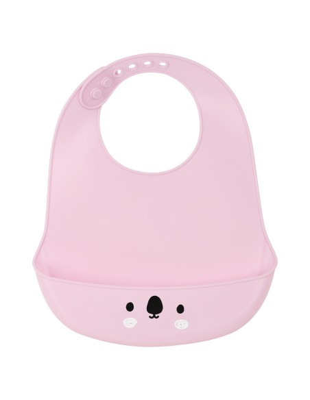 Bavoir Safta M922 Gris Rose Silicone 21 x 26 x 2 cm (21 x 2 x 26 cm)
