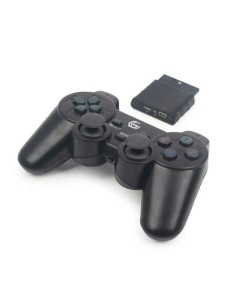 Commande Gaming Sans Fil GEMBIRD Dual Gamepad PC PS2 PS3 Noir