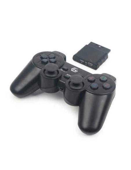 Commande Gaming Sans Fil GEMBIRD Dual Gamepad PC PS2 PS3 Noir