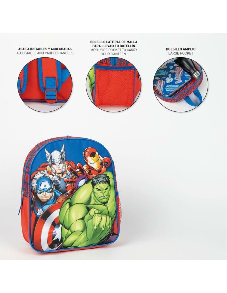 Cartable The Avengers Bleu 25,0 x 20,0 x 30,0 cm