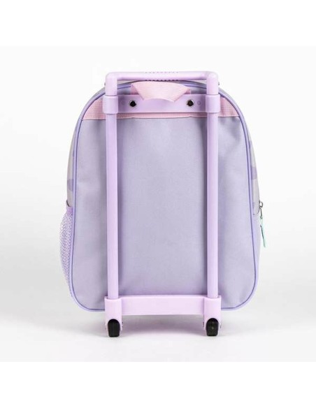 Cartable 3D avec roulettes Stitch Lila 25,0 x 31,0 x 10,0 cm