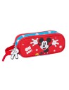 Trousse Fourre-Tout Double Mickey Mouse Clubhouse Fantastic Bleu Rouge 21 x 8 x 6 cm
