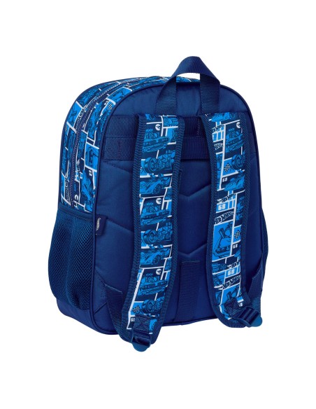 Cartable Hot Wheels Sonny Blue marine 32 x 38 x 12 cm