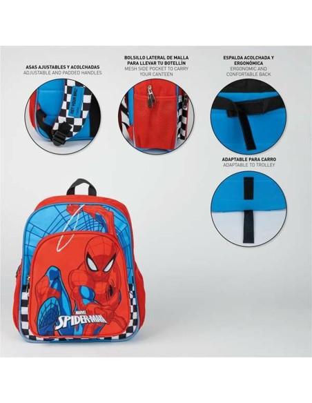 Cartable Spider-Man Rouge 31 x 12 x 38 cm