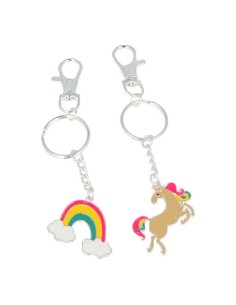 Porte-clés Inca Licorne Arc-en-ciel (2 pcs)