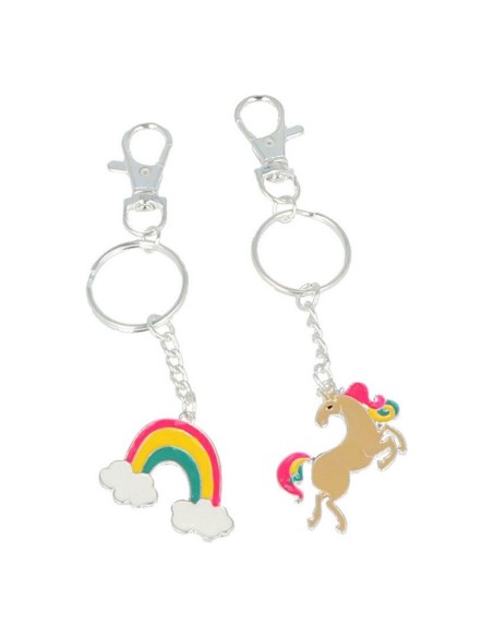 Porte-clés Inca Licorne Arc-en-ciel (2 pcs)