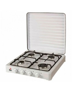 réchaud à gaz Grupo FM HG400 4F Blanc