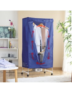 Séchoir Électrique Portatif à 2 Hauteurs Dupledry Blue InnovaGoods 1200 W 2