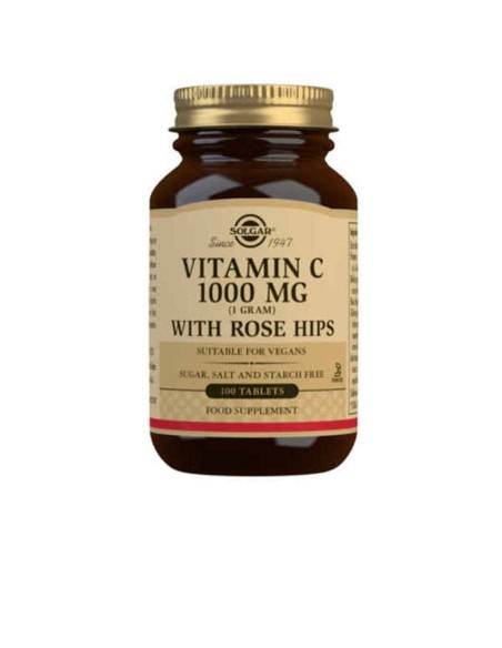Vitamine C à base de cynorhodon Solgar Rose Hips C (100 uds)