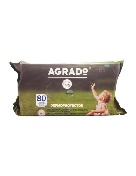 Lingettes Humides Parfumées Agrado (80 uds)