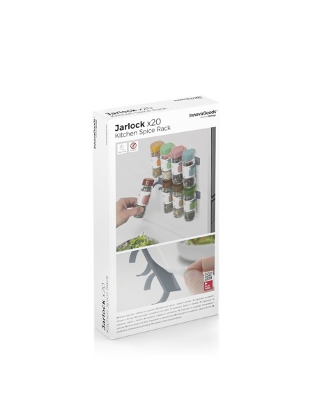 Porte-épices adhésif et divisible Jarlock x20 InnovaGoods