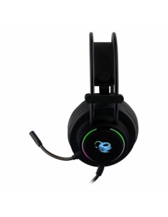 Casques avec Microphone CoolBox DeepLighting Noir 2