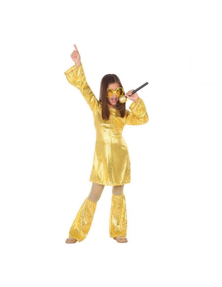 Déguisement pour Enfants Disco Doré (2 Pièces) (3 pcs)