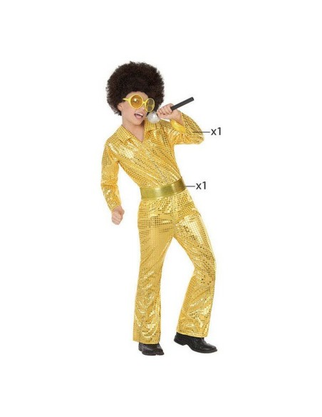 Déguisement pour Enfants Disco Doré (2 Pièces) (2 pcs)