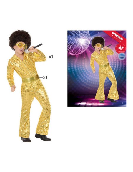Déguisement pour Enfants Disco Doré (2 Pièces) (2 pcs)