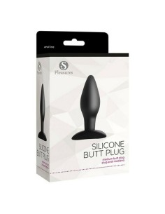 Plug Anal S Pleasures Noir Silicone 2