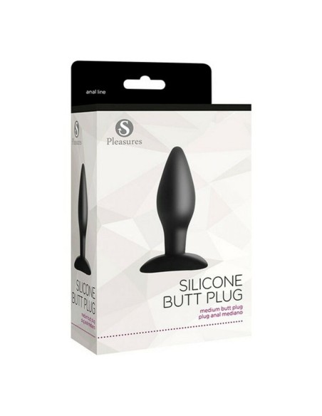 Plug Anal S Pleasures Noir Silicone