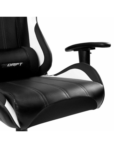 Chaise de jeu DRIFT DR175CARBON Blanc Noir