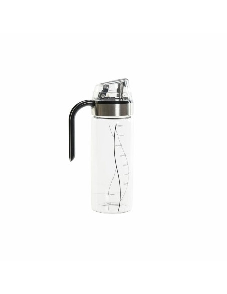 Huilier DKD Home Decor Noir Transparent Acier inoxydable Verre Borosilicaté 450 ml