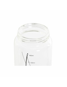 Huilier DKD Home Decor Noir Transparent Acier inoxydable Verre Borosilicaté 450 ml 2