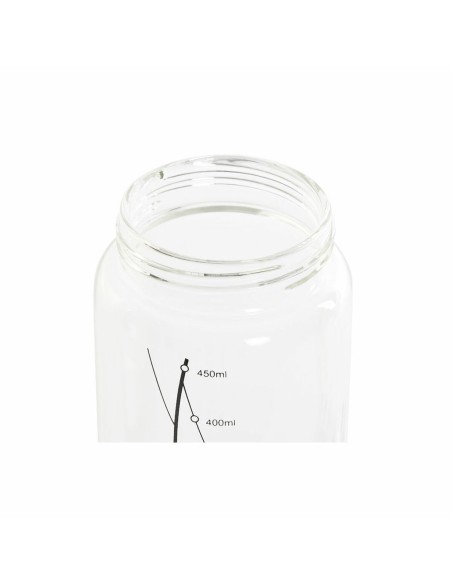 Huilier DKD Home Decor Noir Transparent Acier inoxydable Verre Borosilicaté 450 ml