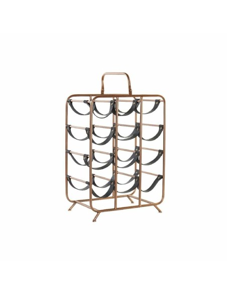 Range Bouteilles DKD Home Decor 37 x 23,5 x 54 cm Métal Cuivre Polyuréthane