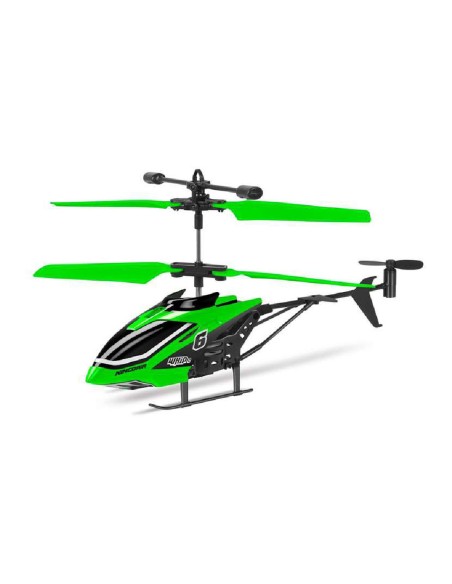 Hélicoptère télécommandé Chicos NH90137 Noir/Vert