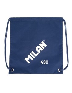 Sac à dos serré par des ficelles Milan Since 1918 Bleu 42 x 34 x 0,7 cm