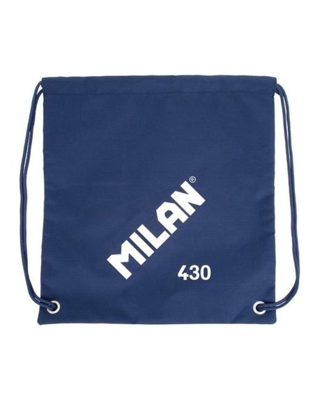 Sac à dos serré par des ficelles Milan Since 1918 Bleu 42 x 34 x 0,7 cm