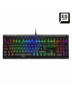 Clavier pour jeu Sharkoon SKILLER SGK60 RGB Noir Espagnol Qwerty