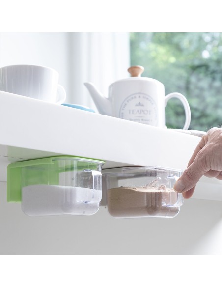 Récipients de Cuisine Adhésifs Amovibles Handstore InnovaGoods Pack de 2 unités