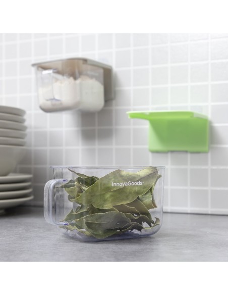 Récipients de Cuisine Adhésifs Amovibles Handstore InnovaGoods Pack de 2 unités