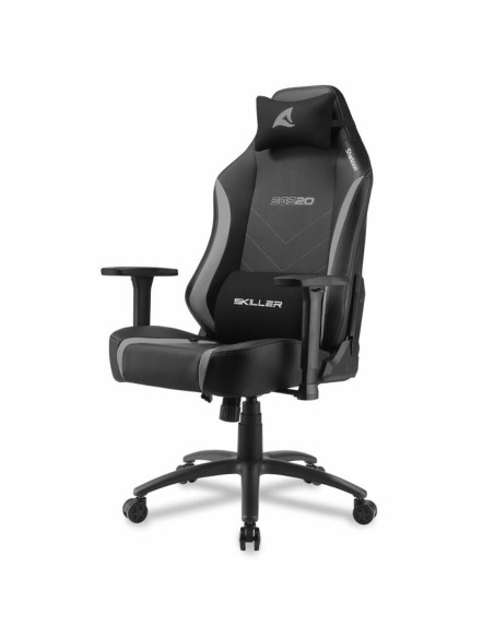 Chaise de jeu Sharkoon Noir Gris