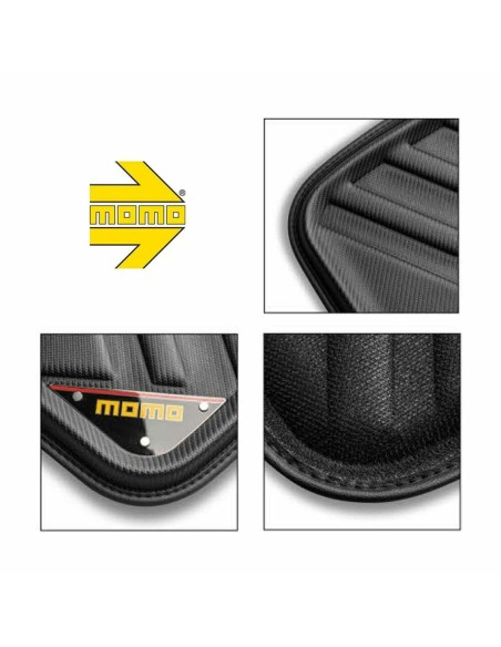 Tapis pour voitures MOMO 3MDBSS Noir Universel
