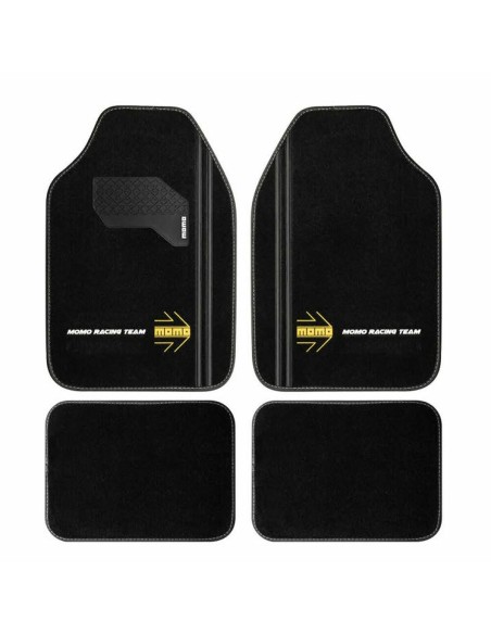 Tapis pour voitures MOMO MomlCM4A8BK Blanc/Noir Universel