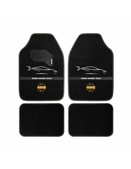Tapis pour voitures MOMO MomlCM4A7BW Blanc/Noir Universel