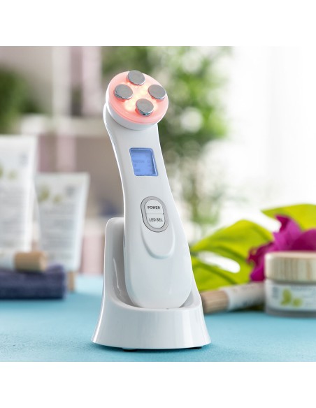 Masseur Facial avec Radiofréquence, Photothérapie et Électrostimulation Wace InnovaGoods