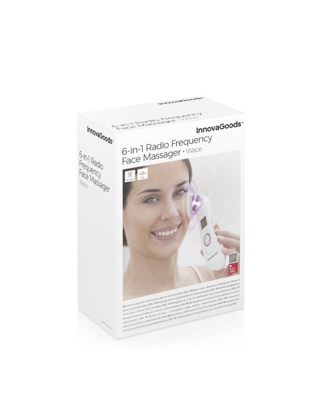 Masseur Facial avec Radiofréquence, Photothérapie et Électrostimulation Wace InnovaGoods