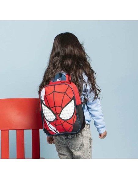 Cartable Spider-Man Rouge 21,7 x 28,0 x 9,0 cm