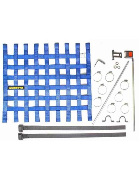 Filet de fenêtre SCHROTH RACING Bleu