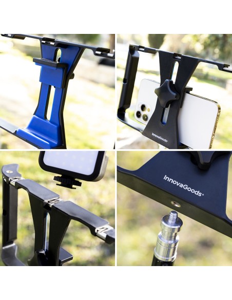 Support pour Smartphone avec Stabilisateur Manuel Stafect InnovaGoods