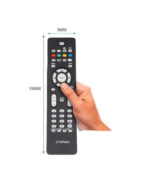 Télécommande Universelle pour Philips Noir
